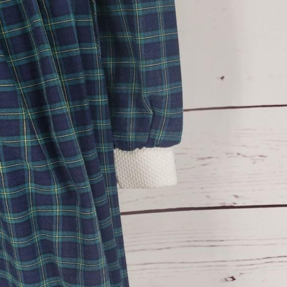 The Children’s Hour Jon Briggs Plaid Peasant Dress Size 5 Made in USA - Picture 5 of 8